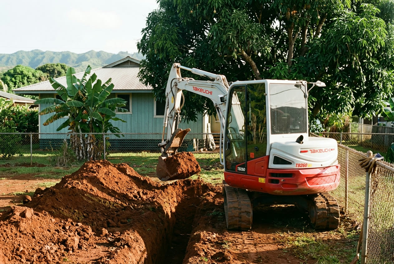 Kapaʻa Wastewater System Install
